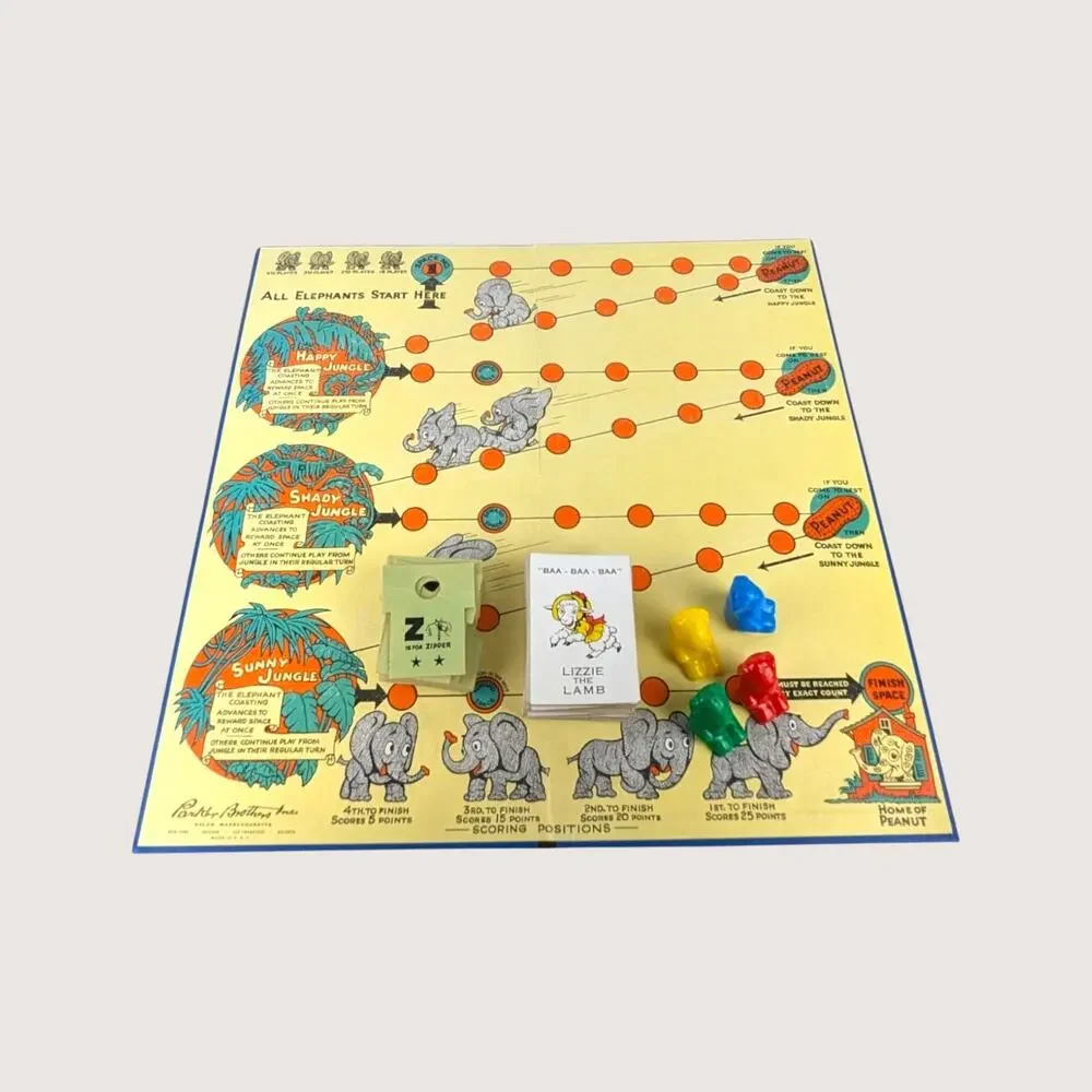 1950s Parker Brothers Childrens Hour Board Game